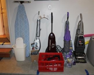 VACUUMS, CARPET CLEANER, STEAMER