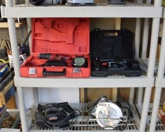 SHELVING, POWER TOOLS