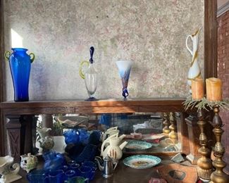 . . . a great collection of art glass and other items