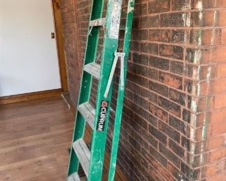 . .. a fiberglass ladder
