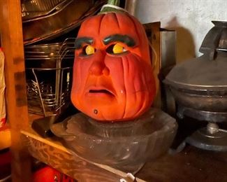 . . . a great jack-o-lantern -- not sure if this is vintage or not