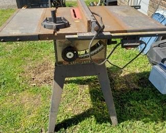  Craftsman Table Saw Model # 113.298032  Used only one time.