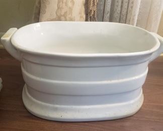 Vintage Foot Bath, Ironstone