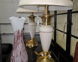 Lenox Lamps & Art Glass Vase