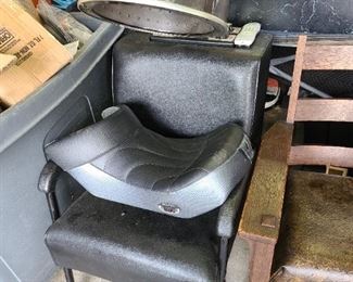 Hair Salon Chair & Motorcycle Seat