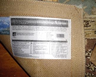 Carpet is 8' 6" x 11' 6"