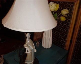 Believe it's Lladro base.  This piece had a crack which has been repaired