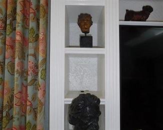 Assorted decor pieces and figurines