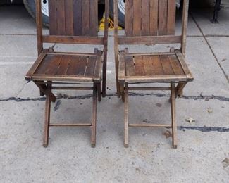 Antique Folding Chairs