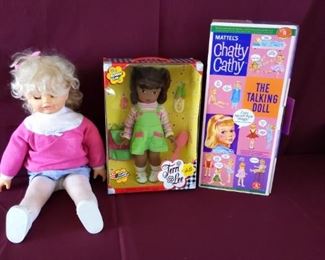 Chatty Cathy and Terri Lee Dolls