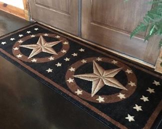 Texas star runner rug