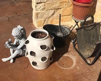 Patio pots and decorations 