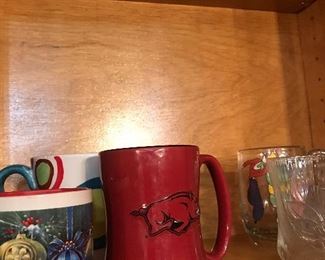Razorbacks mug ,also have a monogram razorbacks throw/blanket  ! 