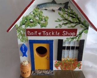 hand crafted bird house
