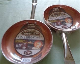 New non-stick Copper Pan 5-in-1 Cookware pans