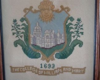 needlepoint College of William and Mary