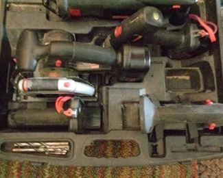 Craftsman battery hand tools in carrying case