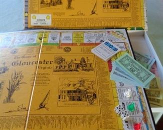 Vintage Gloucester 'Monopoly' Game Board