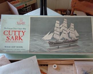 The Famous Clipper Ship Cutty Sark original model in box