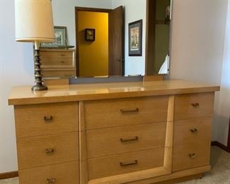 1950’s chest of drawers with attached mirror