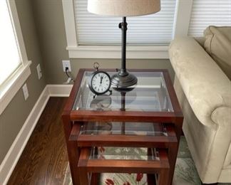 Pottery Barn telescoping table lamp