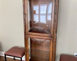 Very nice lit display case