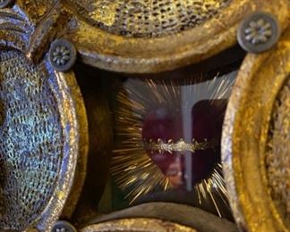 Original mixed media art piece titled, “Bursting Heart”, by B.J. Christofferson