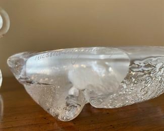 Royal Krona Happy Lion, Mats Jonasson Panda Bear with a Kosta Boda Koala 