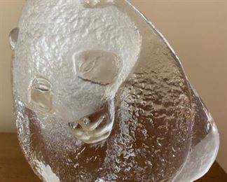 Royal Krona Happy Lion, Mats Jonasson Panda Bear with a Kosta Boda Koala 