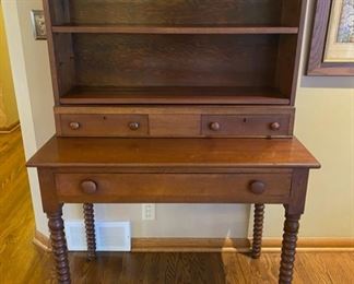Antique open display desk