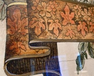 Large framed “Mothers Tapestry” original artwork by Carrington