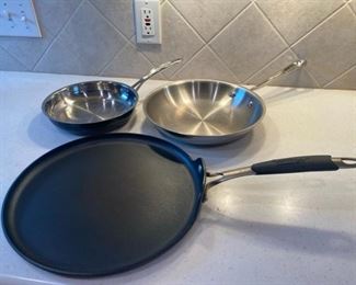 All-Clad and Calphalon cookware