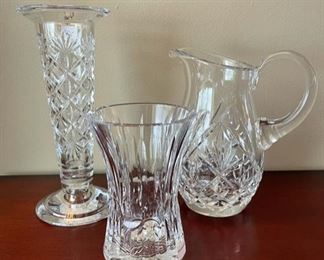 Towle and Waterford crystal