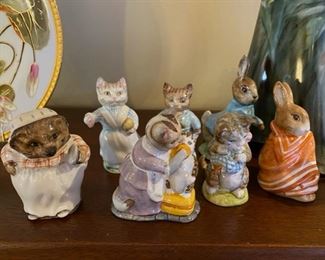 Beatrix Potter porcelain figurines