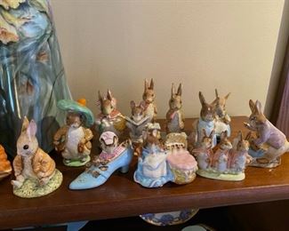 Beatrix Potter porcelain figurines