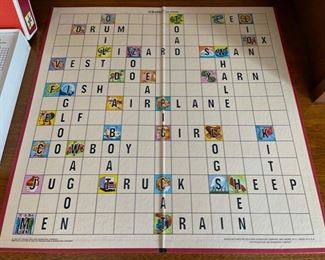 1964 Scrabble for Juniors board game