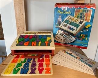 Vintage Fisher Price Play Desk