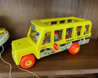 Fisher Price School Bus Pull Toy
