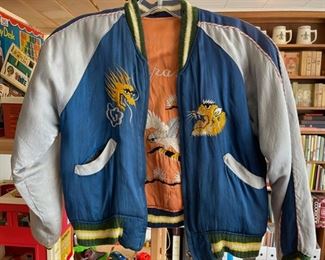 Vintage Korean child’s embroidered silk jacket