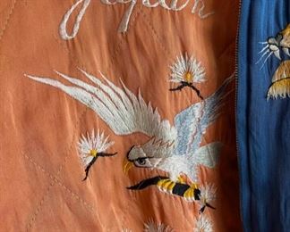 Vintage Korean child’s embroidered silk jacket