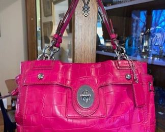 Very nice selection of newer Coach handbags and wallets