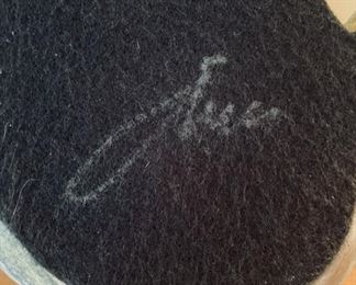 Raku Pottery Seated Bear by Tony Evans