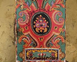 Original mixed media art piece titled, “Bursting Heart”, by B.J. Christofferson