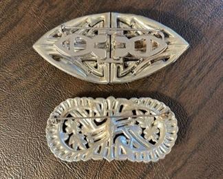 Very nice selection of vintage rhinestone jewelry including some by Weiss, Lisner and Coro among others, including this Art Deco Coro Duette Dress Clip/Brooch 