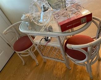 Table and two chairs  55.00