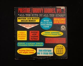 Prestige / Groovy Goodies, Vol. 2  "All the Hitas by All the Stars" LP Record
