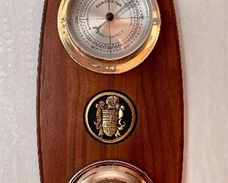 Item 14:  Springfield Barometer & Thermometer: $28