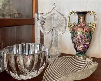 Orrefors bowls and vases! Spectacular collection - all priced at sale! Make appointment now or come visit us the weekend of the 10th and 11th!
