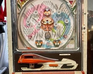 Item 128:  Pachinko "Victory" Japanese Slot Machine- needs refurbishing - 20.5" x 32":  $150
