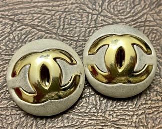 Item 124:  Vintage Coco-Chanel Clip Earrings: $95